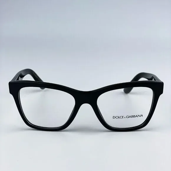 NEW D&G DG3374 501 Black Square Women Eyeglasses